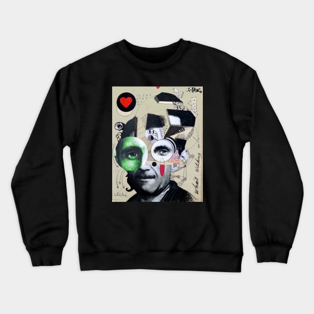 The big O deconstructed reconstructed regurgitated and reconstituted Crewneck Sweatshirt by Loui Jover 